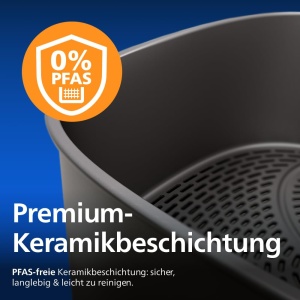 Friteuza cu aer cald Philips 5000 Megabasket, 9.5L, Argintie - Img 14