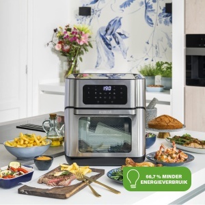Friteuza cu aer cald Princess 182065, 10 L, 1500 W, inox - Img 2