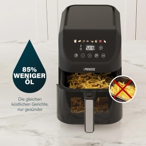 Friteuza cu aer cald Princess SlimFry 8L, 2000W, Digitala, Design Slim - Img 8