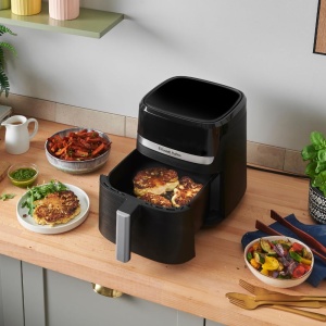 Friteuza cu aer cald Russell Hobbs SatisFry 5,5L 1500W Negru - Img 6