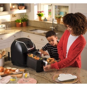 Friteuza cu aer cald Russell Hobbs SatisFry Snappi 27290-56, 8.5 L, 8 programe, touchscreen - Img 7