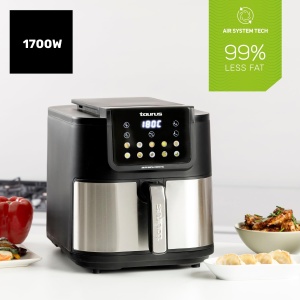 Friteuza cu aer cald Taurus 1700W, 8L, 8 programe, design compact - Img 2