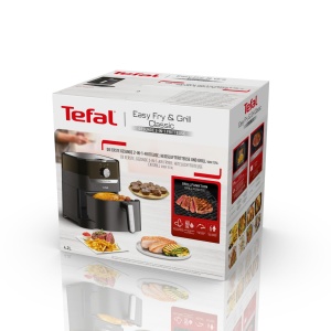 Friteuza cu aer cald Tefal Easy Fry Grill XL, 4.6 L, 2-in-1, Alb - Img 8