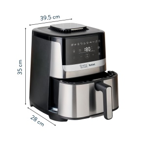 Friteuza cu aer cald Tefal Jamie Oliver EY55JDE0 5L Touchscreen 10 programe NegruInox - Img 8
