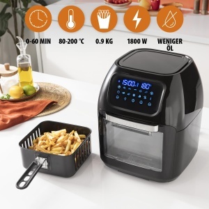 Friteuza cu aer cald Tristar FR-6964, 10 litri, 1800W, design modern - Img 7