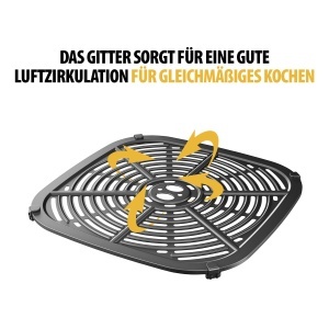 Friteuza cu aer cald Tristar FR-9039, 7.5 L, 1700 W, Touchscreen, Negru - Img 6