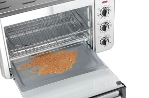 Friteuza cu aer pentru cuptor Russell Hobbs 5-in-1 friteuza cu aer mini cuptor gratar prajitor de paine functie de mentinere la cald Express 20l Pizza - Img 3