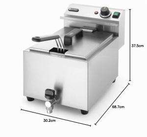 Friteuza electrica HENDI Mastercook, 8L, 3500W, inox - Img 6