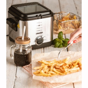 Friteuza electrica Mesko MS4910, 1.5 litri, 900W, inox - Img 2