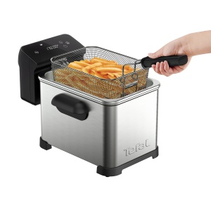 Friteuza electrica Tefal FR507D Family Pro, 4 L, 2400 W, negruotel inoxidabil - Img 4