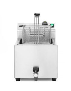 Friteuza HENDI 10L, 6600W, cu Ablasshahn, din otel inoxidabil - Img 2