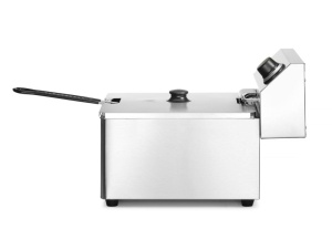 Friteuza HENDI 8L, 3500W, din otel inoxidabil, temperatura reglabila pana la 190C