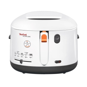 Friteuza Tefal FF1631 Filtra One | 1.900 W | Capacitate 1,2 kg | Sistem de ulei curat | Strecuratoare pentru reziduuri de prajit | Izolat termic | Alb sigur pentru masina de spalat vase - Img 1