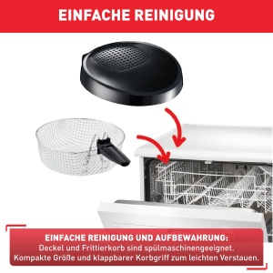 Friteuza Tefal Maxi Fry FF1078, 1,2 kg, neagra, termostat reglabil - Img 7