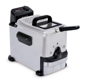 Friteuza Tefal Oleoclean Compact FR7016 2L Filtrare Automata NegruInox