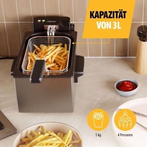 Friteuza Tristar FR-9327, 3 litri, 2000W, Cool Zone, Termostat reglabil 190C - Img 5