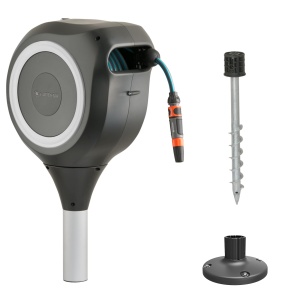Gardena Garten Schlauchbox RollUp M 20m Alb Rotire 360deg