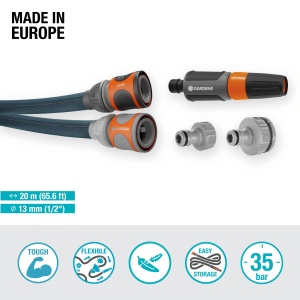 Gardena Liano Xtreme 18470-20 Furtun Gradina 20m Rezistent UV si Frost - Img 2