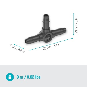 Gardena Micro-Drip-System T-Stuck 13211-20 Set 10 bucati Instalare flexibila si reutilizabila - Img 4