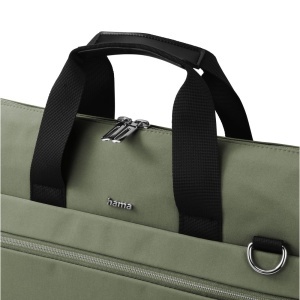 Geanta laptop Hama Ultimate Verde 141 inch impermeabila cu organizator - Img 6