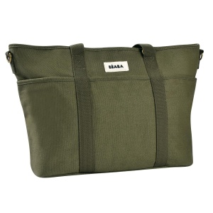 Geanta pentru scutece Beaba Madrid 22L, khaki, 11 compartimente, design unisex - Img 4
