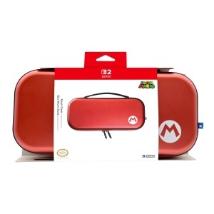 Geanta protectie din aluminiu HORI Alumi Case Mario pentru Nintendo Switch 2, rosie