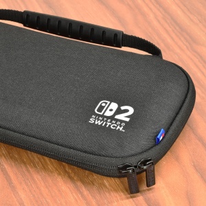 Geanta Protectie Hori Slim Tough pentru Nintendo Switch 2, Neagra, Capacitate 10 Jocuri - Img 4