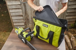 Geanta Transport pentru Motofierastrau Ryobi RAC256, Compatibila 18V si 36V, cu Ulei - Img 6