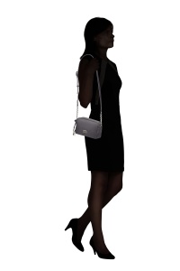 Geanta umar Samsonite Karissa 2.0 XS, 21 cm, Gri Eco Dark Grey - Img 5