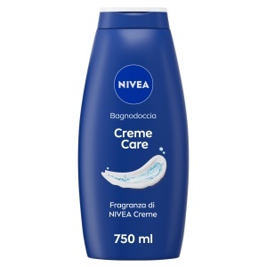 Gel de dus NIVEA Creme Care 750 ml, cu vitamine C si E, fara microplastice