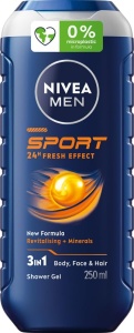 Gel de dus NIVEA Sport 250 ml cu aroma de lime, pentru barbati, pH-haut-friendly