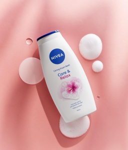 Gel de dus si baie NIVEA CareRelax 750ml cu extract de malva si parfum de hibiscus - Img 2