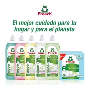 Gel de spalat vase Frosch, 650 ml, cu extract de lamaie verde, fara microplastice - Img 4