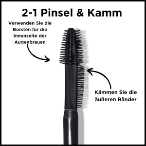 Gel pentru sprancene Revlon ColorStay Brow Fiber Filler, 6,5 g, culoare 305 Darkbraun - Img 3