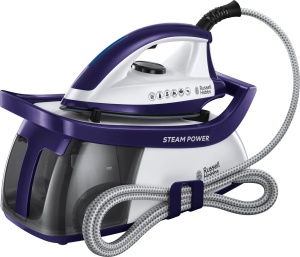 Generator de abur cu abur Russell Hobbs 2600 W presiune de abur de 45 bari rezervor de apa detasabil de 13 L Fier de calcat 24440-56 - Img 1