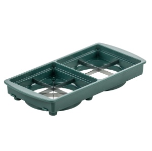 Genius Nicer Dicer Plus | 14 bucati | Feliator de fructe si legume | NOU, 26,5 x 9 x 13 cm, plastic, otel inoxidabil - Img 6