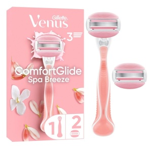 Gillette Venus ComfortGlide Spa Breeze Ras pentru femei cu 2 rezerve si maner ergonomic