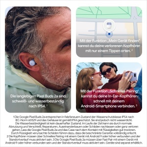 Google Pixel Buds 2a Casti Wireless Noise-Cancelling Hazel - Img 6
