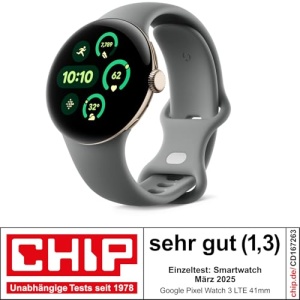 Google Pixel Watch 3 45mm Smartwatch Android Hazel Wi-Fi Monitorizare Ritm Cardiac - Img 2