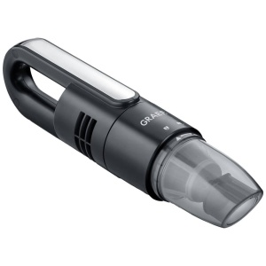 GRAEF. Aspirator cu firimituri fara fir KC502EU, sistem de filtrare detasabil de 2 ori HEPA F6 x filtru din nailon, baterie Li-Ion de 7,4 V, 2000 mAh, fara sac, negru - Img 1