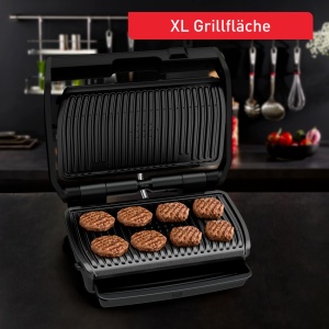 Gratar de contact Tefal OptiGrill Elite XL, 16 programe, Afisaj digital cu indicator de nivel de gatit, Placi XL detasabile, Gratar electric, Negru, GC760812 - Img 3