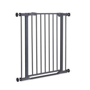Gratar de siguranta hauck Clear Step 2, gri inchis, ajustabil 75-80 cm