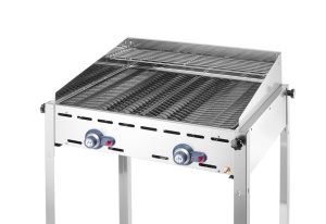 Gratar din fonta HENDI pentru grill Green Fire, 325x530mm - Img 2
