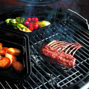 Gratar din inox ROSLE pentru gratare No.1 F50F50 AIR, pliabil, 49x49 cm - Img 2