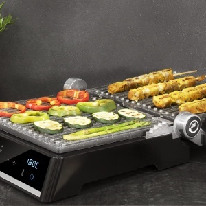 Gratar electric Cecotec RocknGrill Smart, 2000W, temperatura reglabila, placi detasabile - Img 5