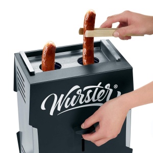 Gratar electric Severin WT 5005, 2 wuste, inoxnegru, 5 minute - Img 6