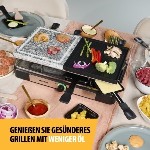 Gratar electric Tristar RA-2747, 1400 W, 5 in 1, 8 persoane, Placa reversibila - Img 3