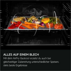 Gratar pentru cuptor AEG COTAIRRACK, 46.8x38.2x2.4 cm, circulatie optima a aerului - Img 4