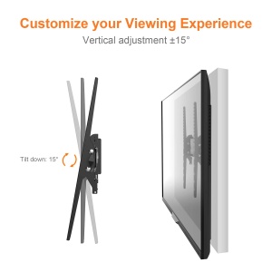 GRIFEMA TV TV TV Suport de perete pentru suport TV de 26-65 inch Suport TV extensibil rabatabil Universal de pana la 50 kg, max. VESA 400 x 400 mm, instalare usoara - Img 3