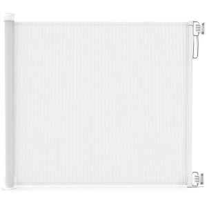 Grilaj de siguranta extensibil VOUNOT, 0-180 cm, alb, pentru copii si animale